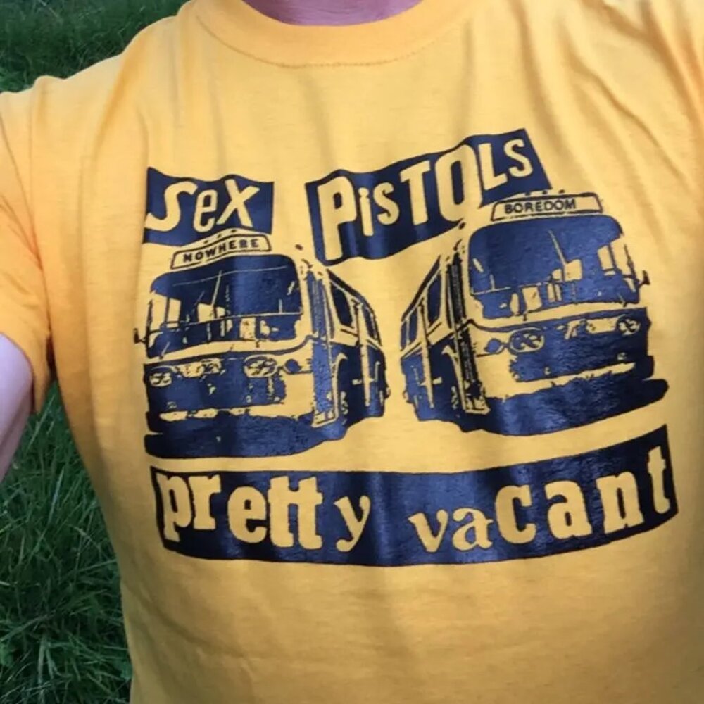Sex Pistols Pretty Vacant Shirt Top Shirt UK Punk New Wave